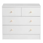Modern Simple 4-DRAWER Dresser Nightstand White. Fixed Price $58.50.