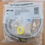 New Everbilt 69014HDN Gas Range Installation Kit Stainless Steel 5/8" X 48". Fixed Price $10.00.