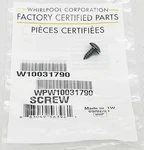 WPW10031790 Whirlpool Oven Door Panel/appliance Screw - New Oem High Temp Blk. Fixed Price $12.00.