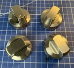 Samsung Range Stove Set Of Knobs DG94-01300A DG94-01300B Silver. Fixed Price $52.01.