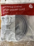 Ft. Prong 3-WIRE Closed-eyelet 40 Amp Range Power Cord WX09X10006. Fixed Price $18.00.