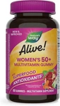 Women 50+ Daily Gummy Multivitamins, Supports Healthy Heart Brain & Bones Body. Fixed Price $21.97.