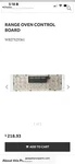 Corecentric Range Oven Control Board Replacement For WB27X25361. Fixed Price $150.00.
