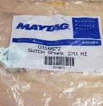 Maytag Oem Gas Range Spark Switch 0316572. Fixed Price $31.00.