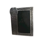 Vintage Sheffield Pewter Celtic Viking Motif Picture Frame Standing. Fixed Price $39.00.