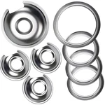 For Oven Range 6" 8" Chrome Drip Pans & Rings Set (full Fit Models). Fixed Price $53.99.