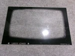 74010042 Whirlpool Range Oven Outer Door Glass 22 1/8" X 13 7/8". Fixed Price $30.00.