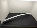 Range Oven White Door Handle WB15X35055. Fixed Price $35.00.