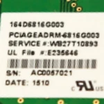 WB27T10893 Ge Relay Board Oem. Fixed Price $60.95.