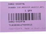 Samsung Range Burner Cup DG62-00297A. Fixed Price $39.80.