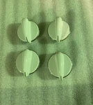 Complete Set Of Range Oven Knobs For WHSE5240D0WW. Fixed Price $18.00.