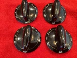 Maytag Range Stove Burner Knob Black Kip 5D85 Set Of 4. Fixed Price $24.99.