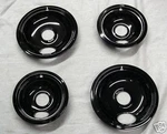 CB3 Range Stove Porcelain Drip Pans Bowls Set 2 Lg Sm For Whirlpool Roper. Fixed Price $24.12.