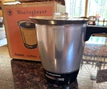 Vtg 1950 Westinghouse Automatic Coffeemaker Original Box *w/video*nice!. Fixed Price $64.99.