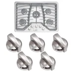 5PCS WB03X25796 Gas Cooktop Fits For Ge Profile Stove Knobs, Model P.... Fixed Price $39.99.