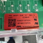 Whirlpool W10777216 Main Control Board Green Plastic Metal Electric Washer. Fixed Price $79.99.