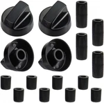 Blutoget 4-PACK Black Universal Control Knobs With 12 Adapters. Fixed Price $18.99.