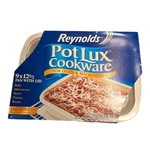 Reynolds Pot Lux Oven-ready Cookware Disposable Reusable Bake Microwave 13X9 Nos. Fixed Price $19.99.