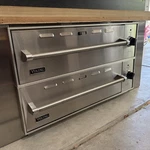 Viking Professional 36 Warming Drawers Set VEWD162SS Cabinet Free Ship. Fixed Price $899.99.