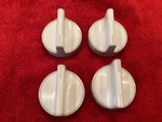 Whirlpool Range Oven Stock White Burner Knob Kip 7J60, W10594479. Fixed Price $24.00.
