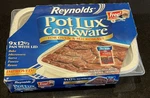 Reynolds Pot Lux Oven Cookware Disposable Reusable Bake & Microwave 9X12.5. Fixed Price $9.49.