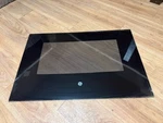 Range Oven Black Outer Door Glass WB56X25503. Fixed Price $65.00.