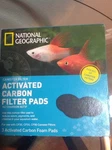 National Geographic Canister Filter 3 Activated Carbon Foam Pads - New, A1. Fixed Price $14.99.