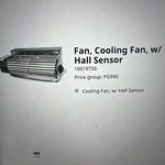 11028140 Bosch 10019750 Thermador Fan. Fixed Price $82.00.