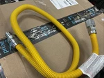Flextron FTGC-YC12-48Q Gas Line Hose 5/8'' O.D.X48'' Len 3/4" FIPX1/2" Mip. Fixed Price $23.99.