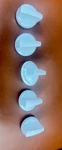 Gas Range /oven 4+1 White Knobs WB03X21228 WB03X21229 From Mdl# MJGBS10DEM1WW. Fixed Price $29.00.