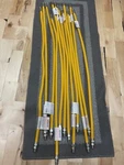 Bulk Lot 12 Flextron 48"LONG - 1/2"MIP, (5/8"OD) Natural Gas Connector Line. Fixed Price $120.00.