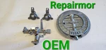 WB02X24726, WB16X28867, WB16X39954 Range Injet Burner Head Set CGU366P2T2S1. Fixed Price $80.00.