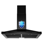 Sndoas Black Range 30 Inch,hood Vents For Kitchen With Ducted/ductless C.... Fixed Price $209.19.