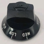 Wolf Range Stove Knob Black Kip 5B74 Off Sim Low Med High. Fixed Price $53.19.