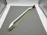 WB15K10048- Genuine Oem Range Door Handle (white) **free Shipping**. Fixed Price $35.00.