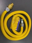 Brasscraft CSSC64TE-60 Gas Connector W/SAFETY+PLUS2 Valve, 60IN, 107,000 Btu. Fixed Price $27.19.