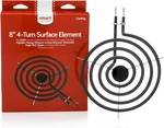 8-INCH 4-TURN Electric Stove Burner Replacement Surface Element For Coi. Fixed Price $61.96.