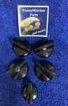 WB03T10332 Ge Stove Burner Control Knobs WB03T10343 Set Of 5 Black WB03X21411. Fixed Price $18.00.