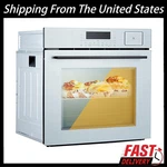 24" Electric Single Wall 2.5CU.FT 3000W Ovens & 8 Cooking Modes. Fixed Price $409.99.