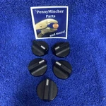 WB03K10084 WB03K10085 Hotpoint Stove Range Control Knob Set Of Black. Fixed Price $20.00.