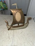 Antique Rare Brass Ship Ornate Picture Frame Independent Order Of. Fixed Price $119.97.