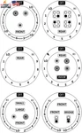 Manwu 6 Stove Dials Sticker For Burner Cooktop Hob Cooker Oven Replacement. Fixed Price $9.18.