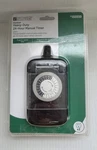 Utilitech Outdoor Hour Manual Timer Two Grounded Outlets Up To 48 Times /. Fixed Price $21.56.