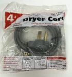 Petra 90-1010, 4FT 30AMP Dryer Power Cord Prong Nema 10-30 125/250V New. Fixed Price $26.10.