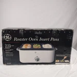 Ge 169089 Roaster Insert Pans Fits All 18 Quart Ovens. Fixed Price $45.00.