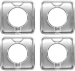 SGP-400 Pack Replacement Chrome Square 7.75" X Gas Range Drip Pan. Fixed Price $22.11.