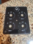 Part WB56X10368 Ge Downdraft Cooktop Black Glass Control Panel & Rubber Gasket. Fixed Price $55.00.
