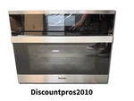 Miele (dgc 6800-1) 24 Cleantouch Steel Convection Steam Oven Display Model. Fixed Price $2800.00.
