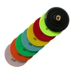 7" Dry Stone Polishing Set (7PC) #50 100 200 400 800 1500 3000 W Rubber Backer. Fixed Price $149.99.