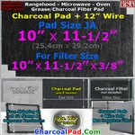 Whirlpool 4396389 UXT5330AD UXT5336AD Microwave Rangehood Charcoal Filter Pad Ja. Fixed Price $7.98.